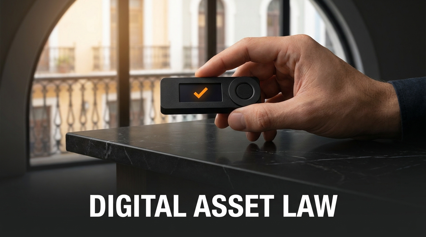Digital asset law hardware wallet, Puerto Rico attorney